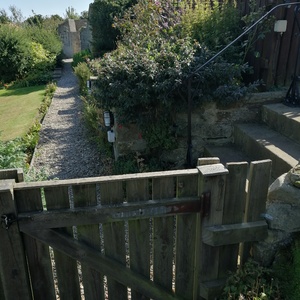 Path to car park from Garden View